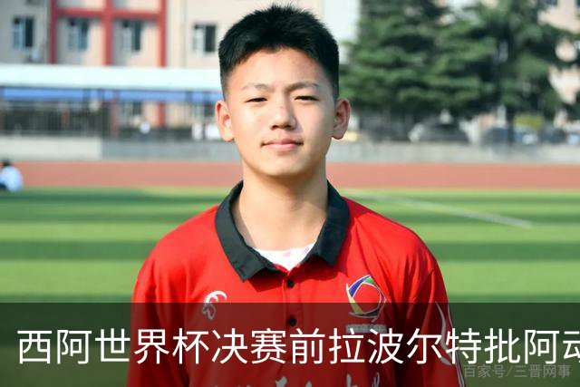 西阿世界杯决赛前拉波尔特批阿动作